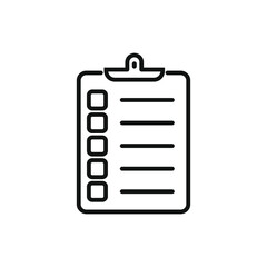 clipboard with checklist