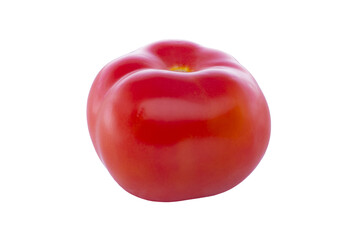 Ripe tomato isolated on white background
