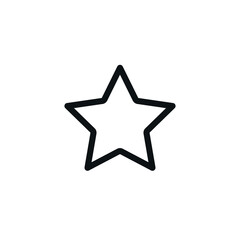 Favorite Icon - Rating Star Symbol - Vector