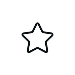 Favorite Icon - Rating Star Symbol - Vector