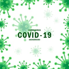 Coronavirus concept typography design, stop virus covid19, stay at home, coronavirus,  vector illustration.