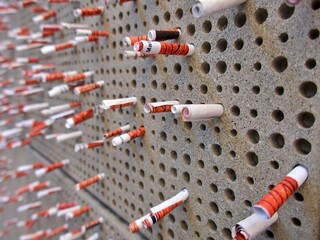 Wunschzettel in Gebetswand