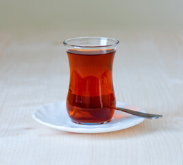 Turkish Tea in traditional glass