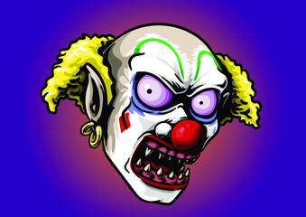 angry clown when get bullying