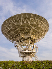 Pickmere Radio telescope in early springtime sunshine, Pickmere, Knutsford, Cheshire