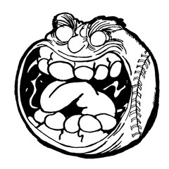 Grafity Basebol Ball Vektor