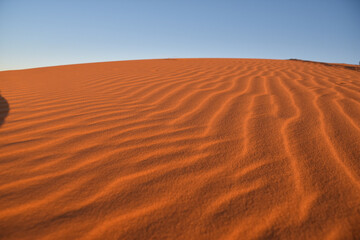 Sahara desert trip orange sand