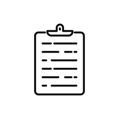 Checklist icon flat vector design