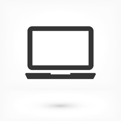 laptop vector icon. lorem ipsum 10 EPS Design