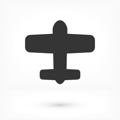 Obraz premium airplane vector icon. lorem ipsum Flat Design JPG