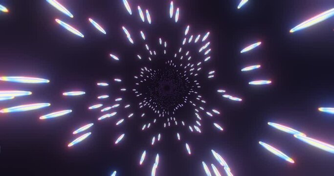 Warpspeed Flythrough into the Hyperspace