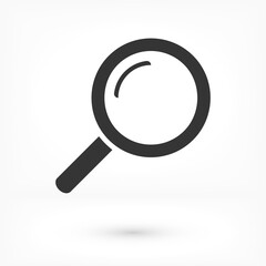 search magnifying glass icon. lorem ipsum Flat Design JPG