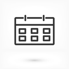 calendar 1 icon  vector 10 eps design. lorem ipsum Flat Design JPG