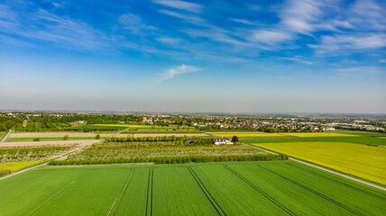 Obraz premium Hoch über Rheinbach