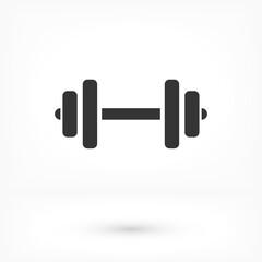 Dumbbell  icon vector 10 eps design. lorem ipsum Flat Design JPG