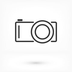 Camera Icon VECTOR 10  EPS. lorem ipsum Flat Design JPG