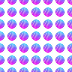 Image of a striped ball, seamless background pattern.