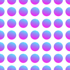 Image of a striped ball, seamless background pattern.