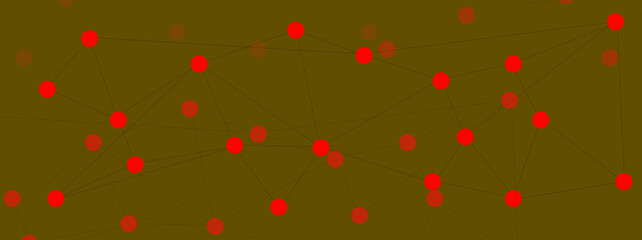 Network connection banner background concept