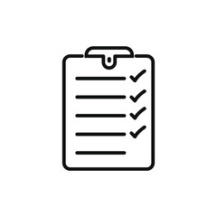 Checklist icon flat vector design