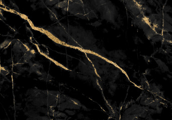 Black and gold marble texture design for cover book or brochure, poster, wallpaper background or realistic business and design artwork.	
