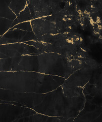 Black and gold marble texture design for cover book or brochure, poster, wallpaper background or realistic business and design artwork.	
