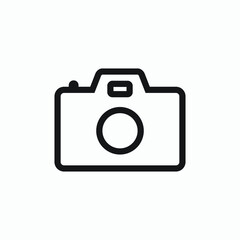 photo camera icon vector