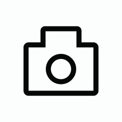 photo camera icon vector