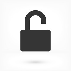 Lock vector icon . lorem ipsum Flat Design JPG