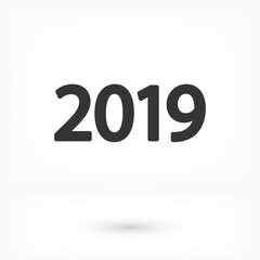 calendar 2019 Icon vector. lorem ipsum Flat Design JPG