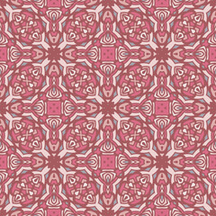  Trendy bright color seamless pattern in pink for decoration, paper wallpaper, tiles, textiles, neckerchief, pillows. Home decor, interior design, cloth design.