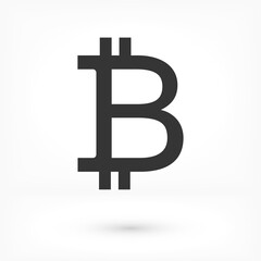 bitcoin vector icon 10 eps. lorem ipsum Flat Design JPG