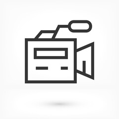 Obraz premium video camera 10 bond icon design vector graphics