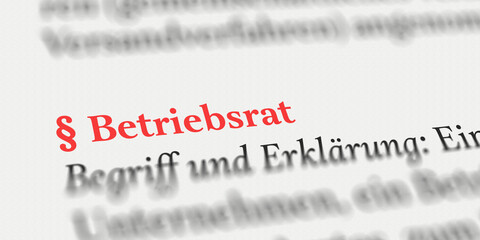 Betriebsrat im Buch