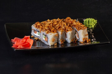 Japanese cuisine, sushi, bright, delicious, sea fish, seafood, Asian menu