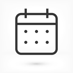 calendar 10 eps bond icon design vector graphics