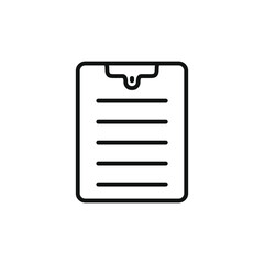 Checklist icon flat vector design