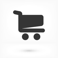  Shopping Cart vector Icon. Vector shopping cart vector Icon. Shopping cart illustration for web, mobile apps