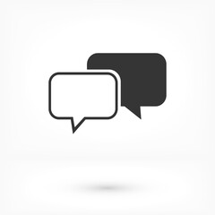 SMS mail vector icon. mail to receive SMS icon. mail to send SMS icon. mail for reading SMS flat