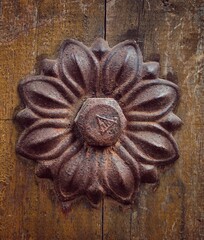 Naklejka premium old door knocker