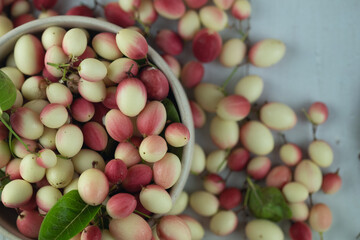 Carissa fruit in bowl