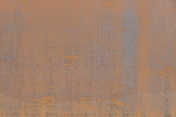 Lightly rusty structure of a metal plate for a modern or retro style, reddish iron background