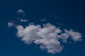 blue sky with clouds