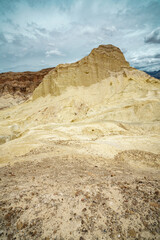 hikink the golden canyon - gower gulch circuit in death valley, california, usa