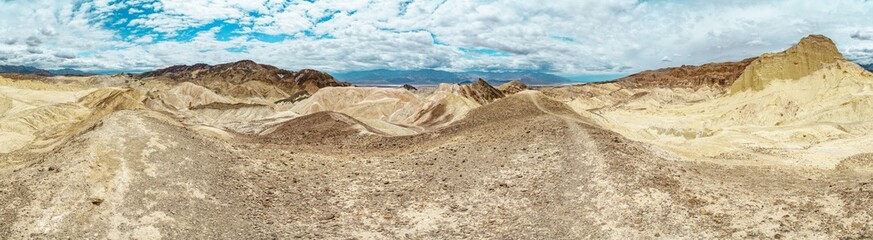 hikink the golden canyon - gower gulch circuit in death valley, california, usa