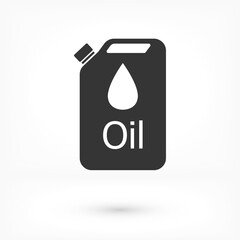 Oil canister icon, gasoline icons vector. Simple illustration of icon vector icons of oil canister oil vector icons for web refueling vector icons