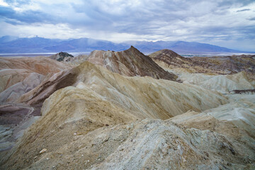 hikink the golden canyon - gower gulch circuit in death valley, california, usa