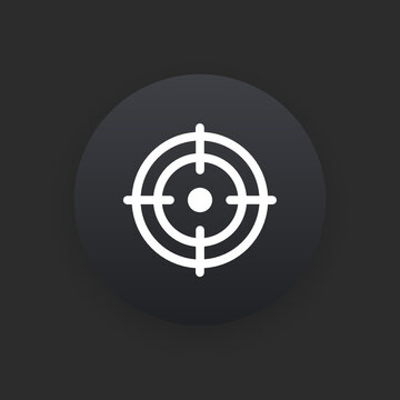 Target -  Matte Black Web Button