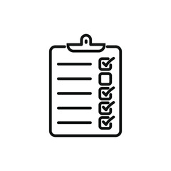 Checklist icon flat vector design