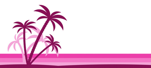 Fototapeta na wymiar isola tropicale, spiaggia, palme, estate